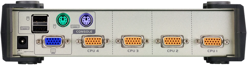 Aten 4-Port PS/2-USB VGA KVM jungiklis | Aten | 4 prievadų PS/2 USB VGA KVM jungiklis