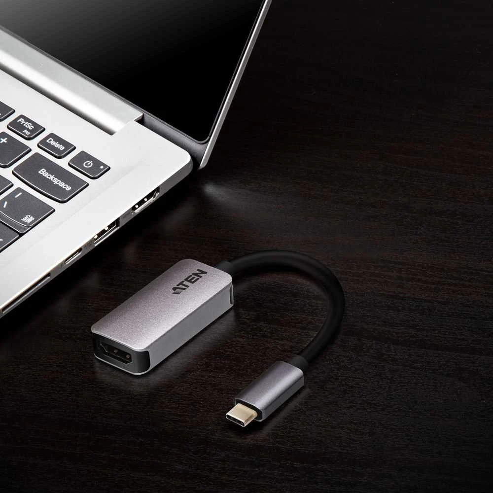 Aten | USB-C į HDMI 4K adapteris | HDMI lizdas | USB-C kištukas | USB-C į HDMI