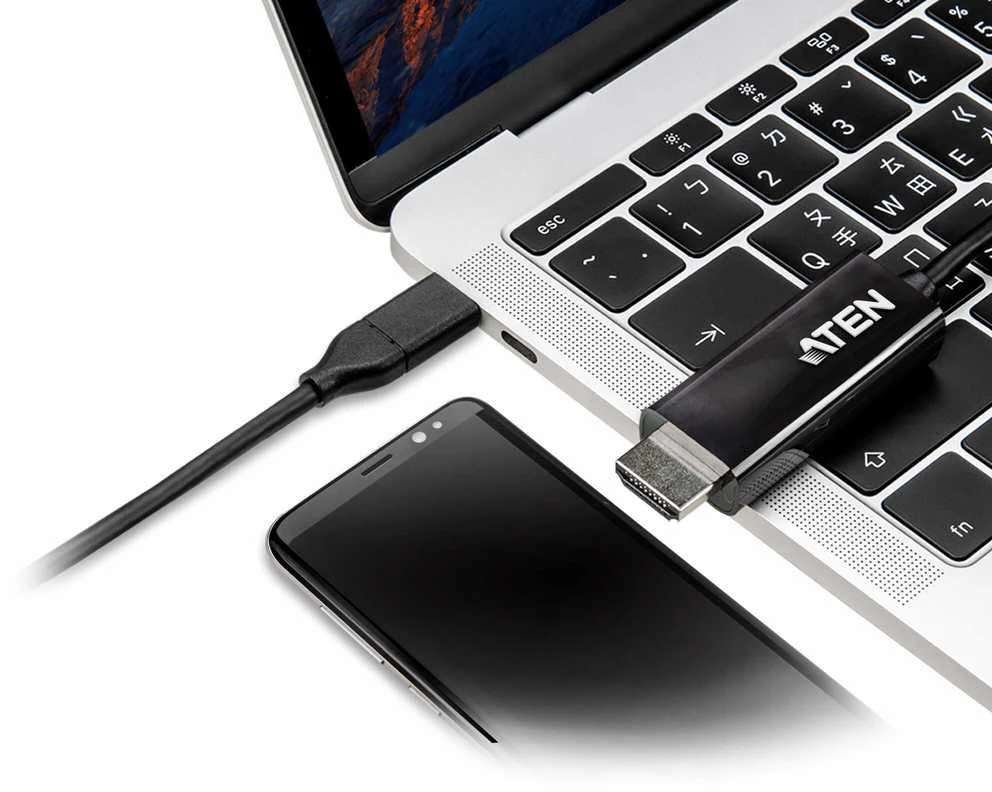 Aten USB-C į HDMI UC3238 CAMLIVE UVC vaizdo fiksavimas