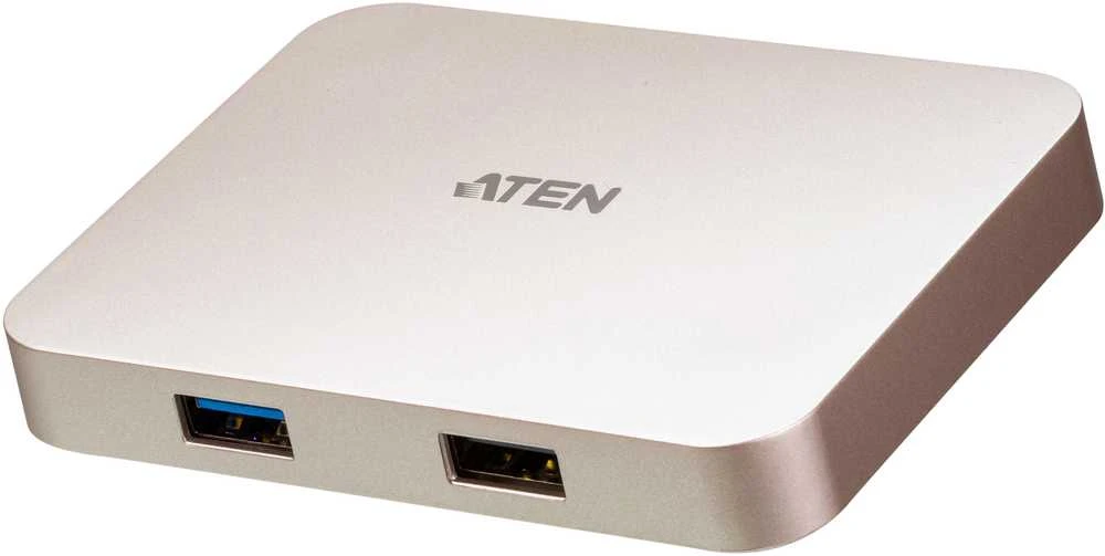Aten | USB-C 4K Ultra Mini dokas su maitinimo perėjimu | USB 3.0 (3.1 Gen 1) Type-C jungtys kiekis 1 | USB 3.0 (3.1 Gen 1) jungtys kiekis 1 | USB 2.0 jungtys kiekis 1 | HDMI jungtys kiekis 1