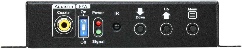 Adapteris AV Aten HDMI - D-Sub (VGA) juoda (VC182-AT-G)
