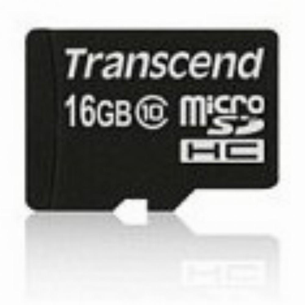Atminties kortelė TRANSCEND 16GB Micro SDHC 10 klasės UHS-I kortelė
