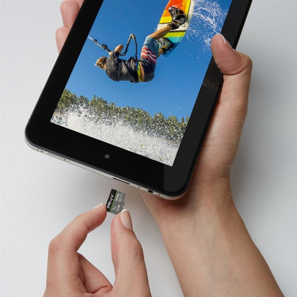 Atminties kortelė PNY PRO Elite Micro SDXC 1TB + Adapteris SD