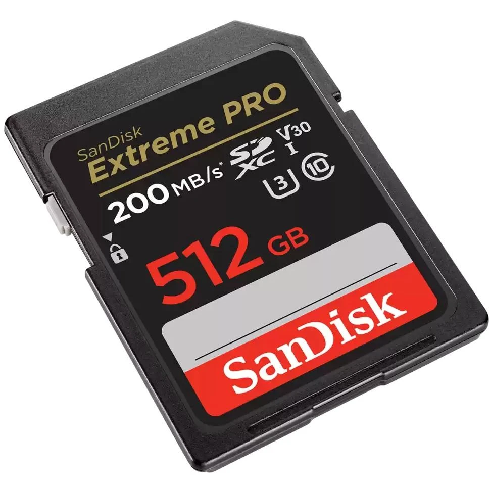 Sandisk Extreme Pro 512GB SDXC kortelė