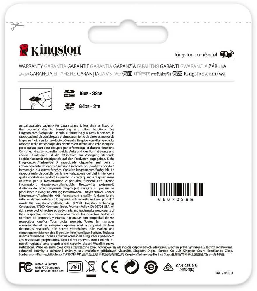 Atminties kortelė Kingston 256GB SDXC Canvas Go Plus 170R C10 UHS-I U3 V30