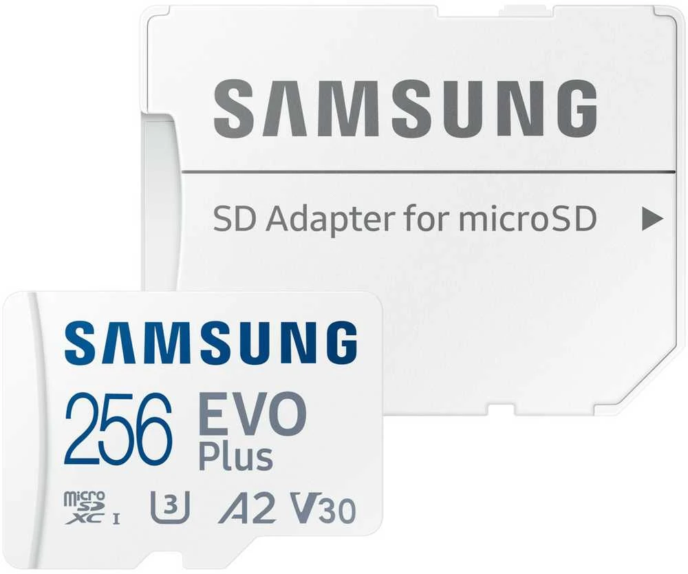 Atminties kortelė Samsung EVO PLUS microSDXC 256GB UHS-I U3