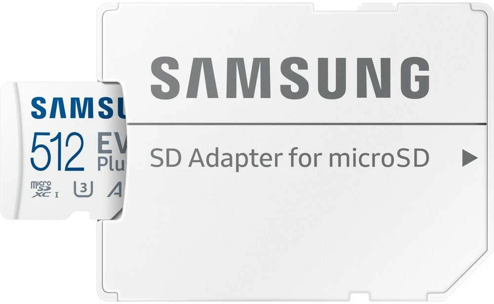 Atminties kortelė Samsung EVO PLUS microSDXC 512GB UHS-I U3
