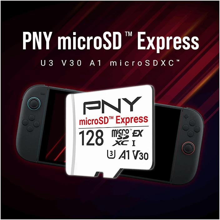 Atminties kortelė Pny Technologies Karta PNY MicroSD Express MicroSD 128GB (P-SDU128P31880EXP-GE)