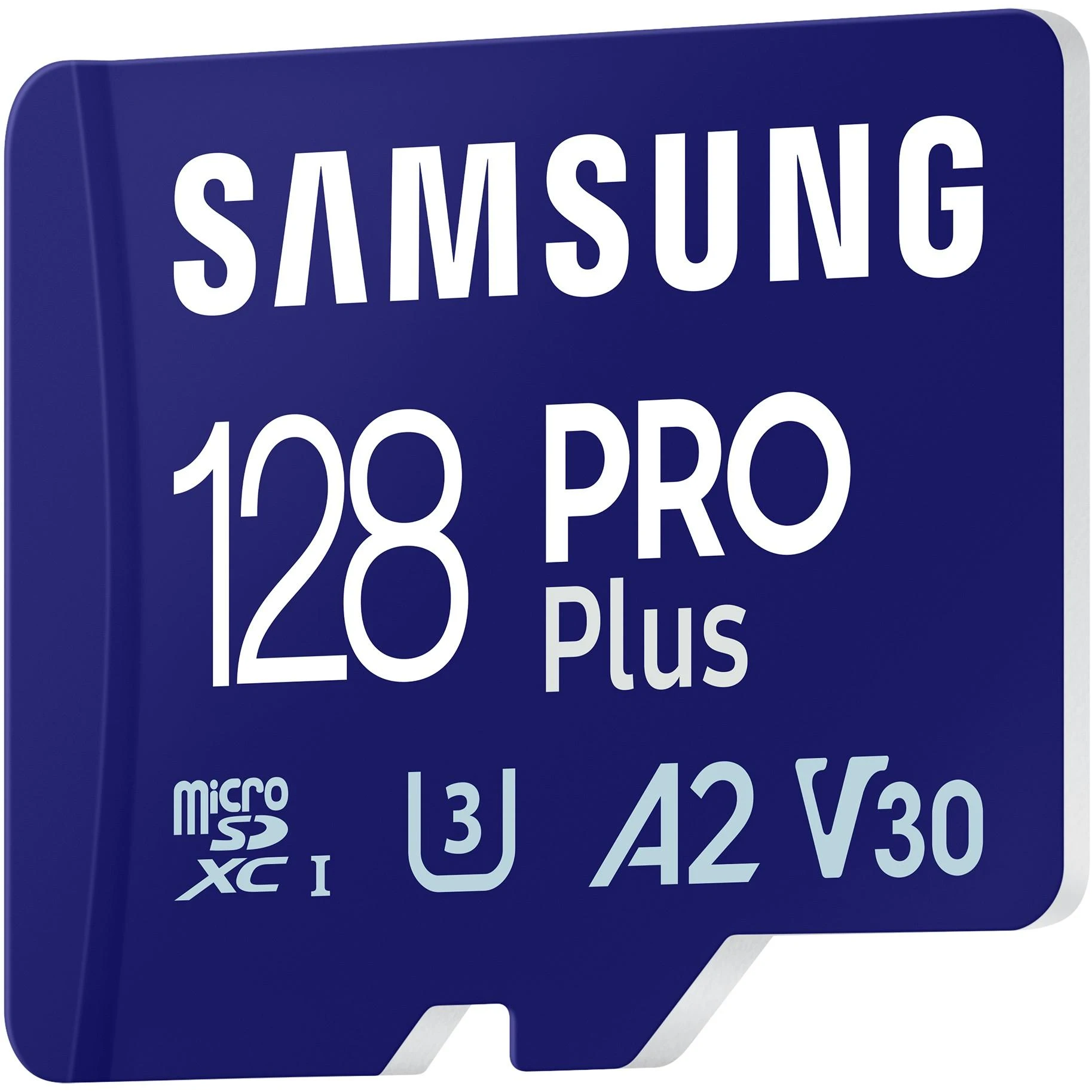 Atminties kortelė Samsung PRO Plus microSD 128 GB (2021), Mėlynos spalvos