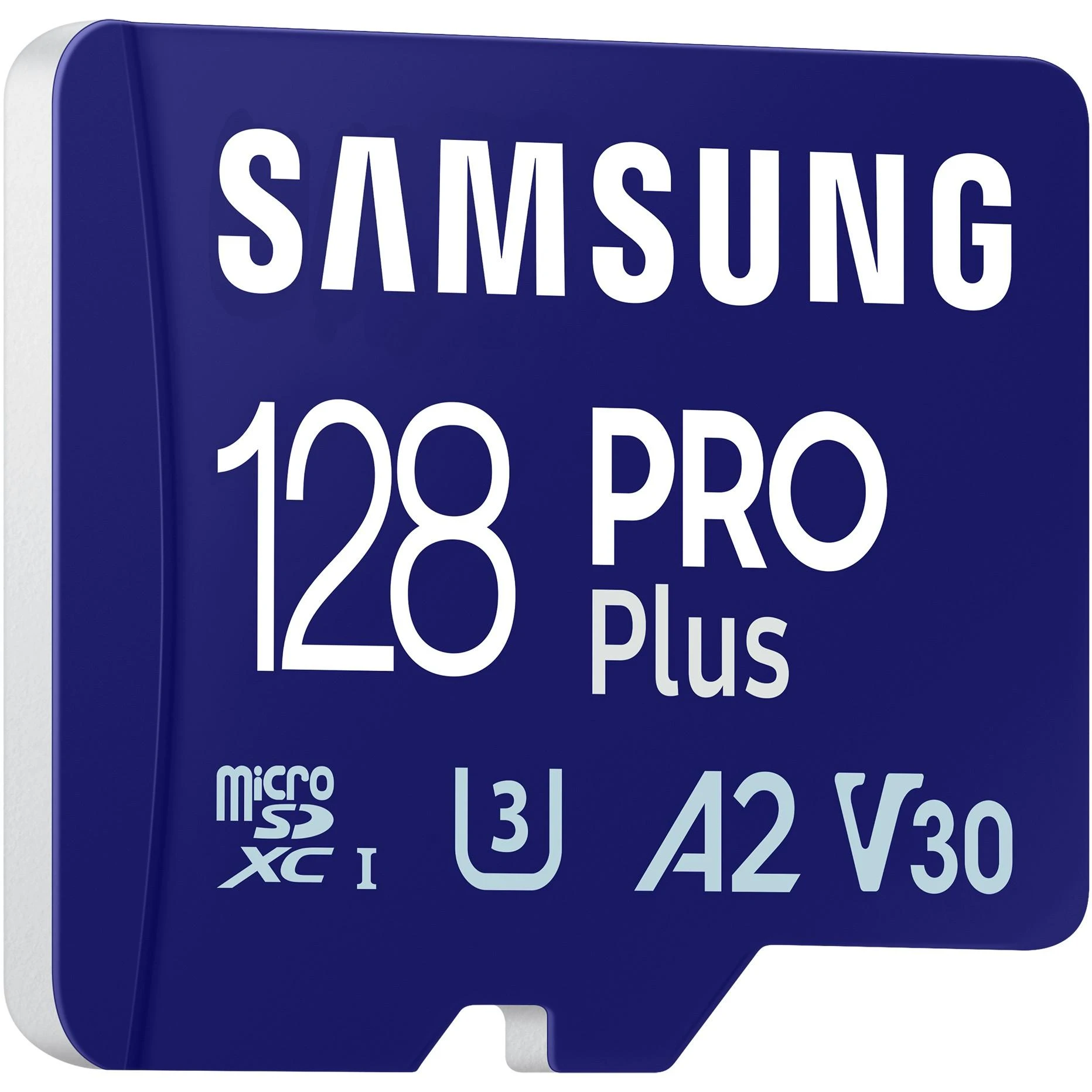 Atminties kortelė Samsung PRO Plus microSD 128 GB (2021), Mėlynos spalvos
