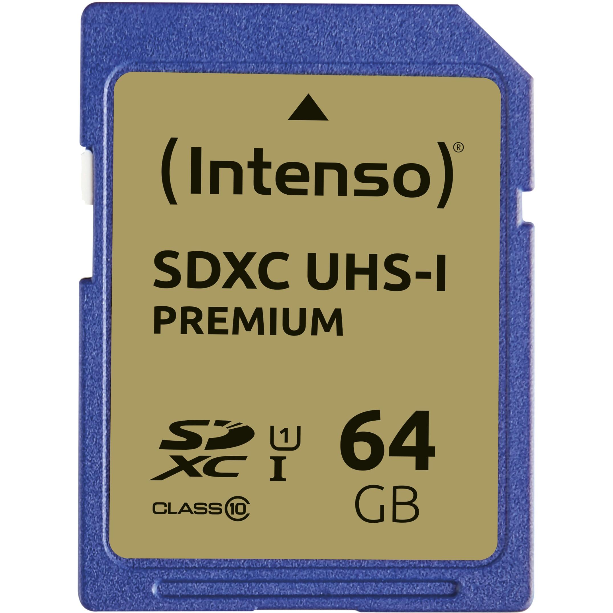 Atminties kortelė Intenso SDHC 64GB UHS-I 3421490