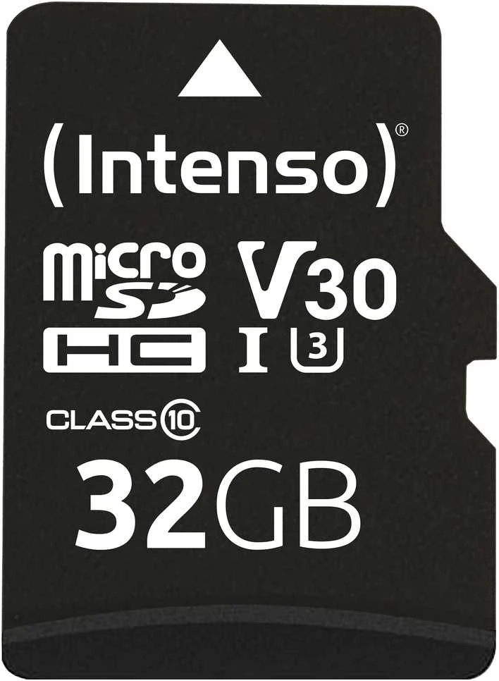 ATMINTIS Micro SDHC 32GB C10 SU ADAPTERIU 3433480 INTENSO