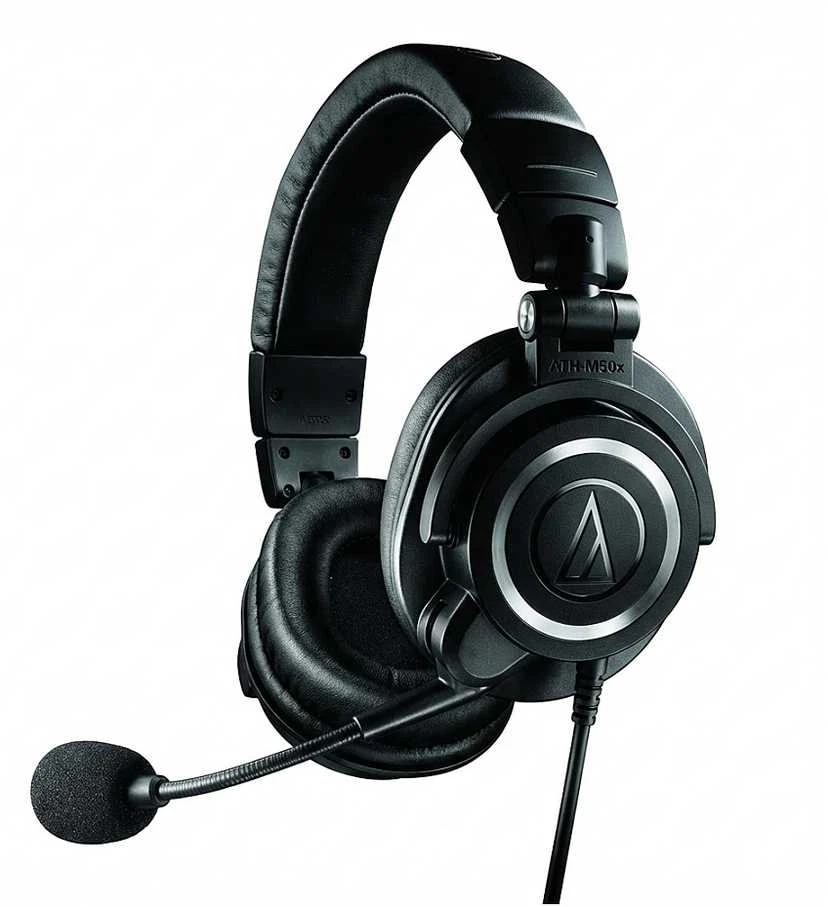 Audio-Technica ATH-M50xSTS USB ausinės, Juodos spalvos