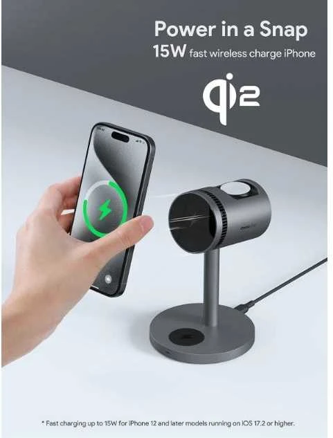 AUKEY LC-MC311A belaidės ausinės, pilkos
