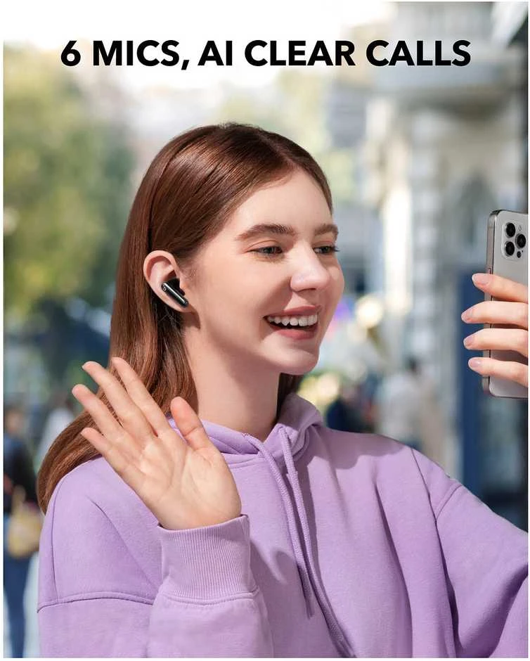 Ausinės Anker Soundcore P40i, Juodos