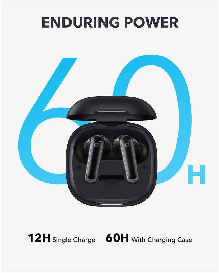 Ausinės Anker Soundcore P40i, Juodos
