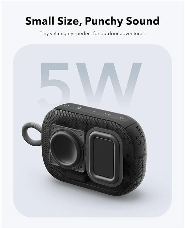 Nešiojama kolonėlė Anker Soundcore Select 4 Go, Juodos spalvos