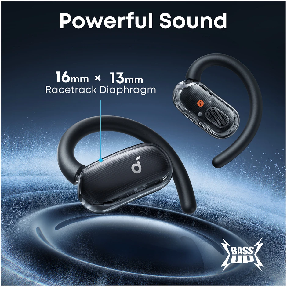 „Anker Soundcore“ | Ausinės atviromis ausimis, patogios, švarus garsas, dėklas be dangtelio | V40i