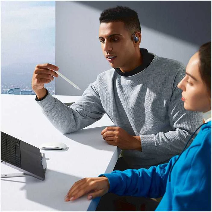 Baseus Belaidės Bluetooth 5.3 ausinės Eli Sport 1 su įkrovimo dėklu, juodos