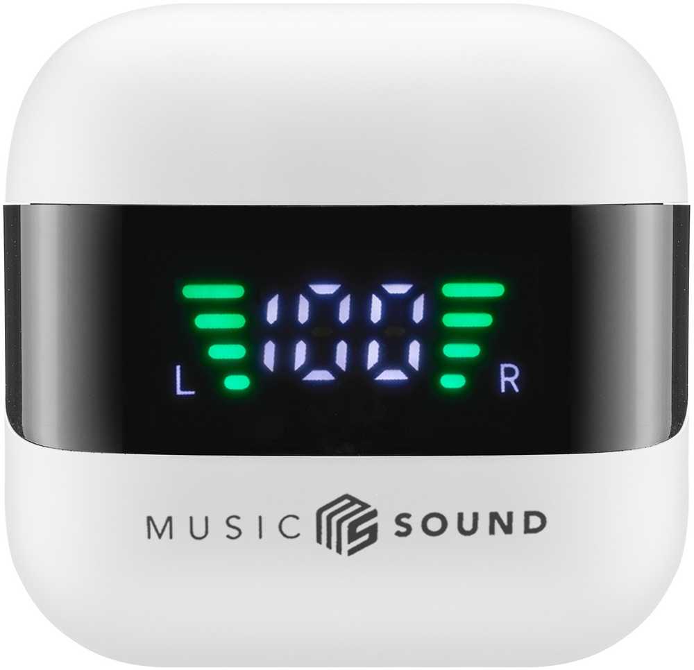 Ausinės SłuchawkiMusic SoundSpark balta (BTMSTWSSPARKW)