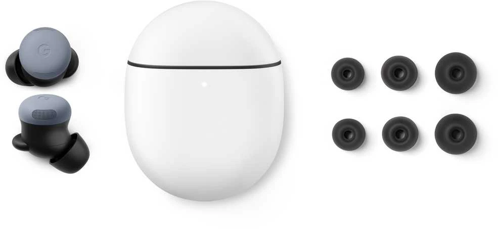 Google Pixel Buds Pro 2 rinkinio komplektacija