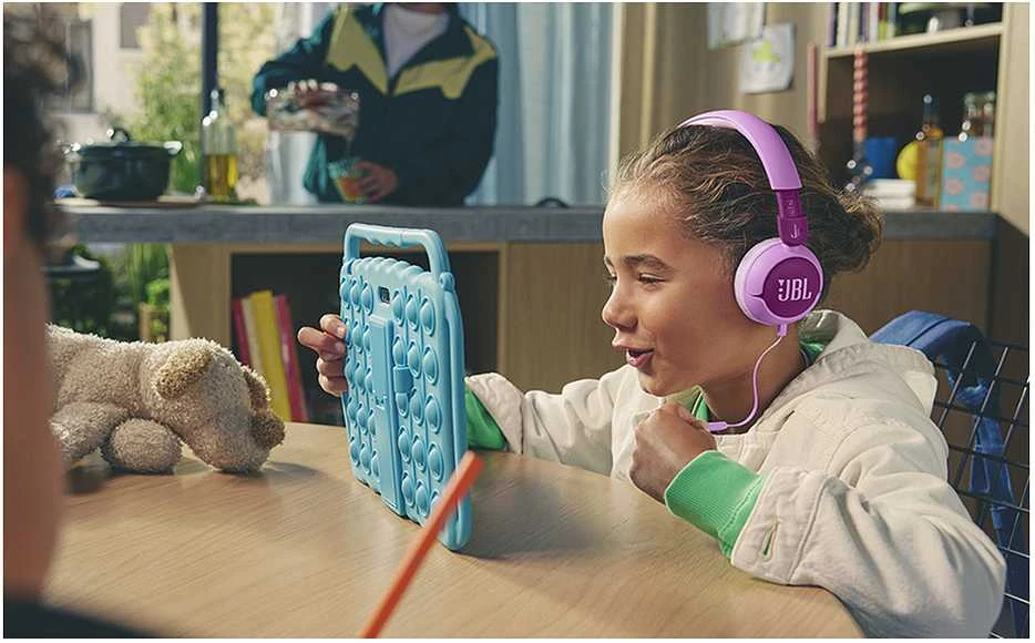 JBL Junior 320 ausinės su laidu vaikams, Violetonės spalvos