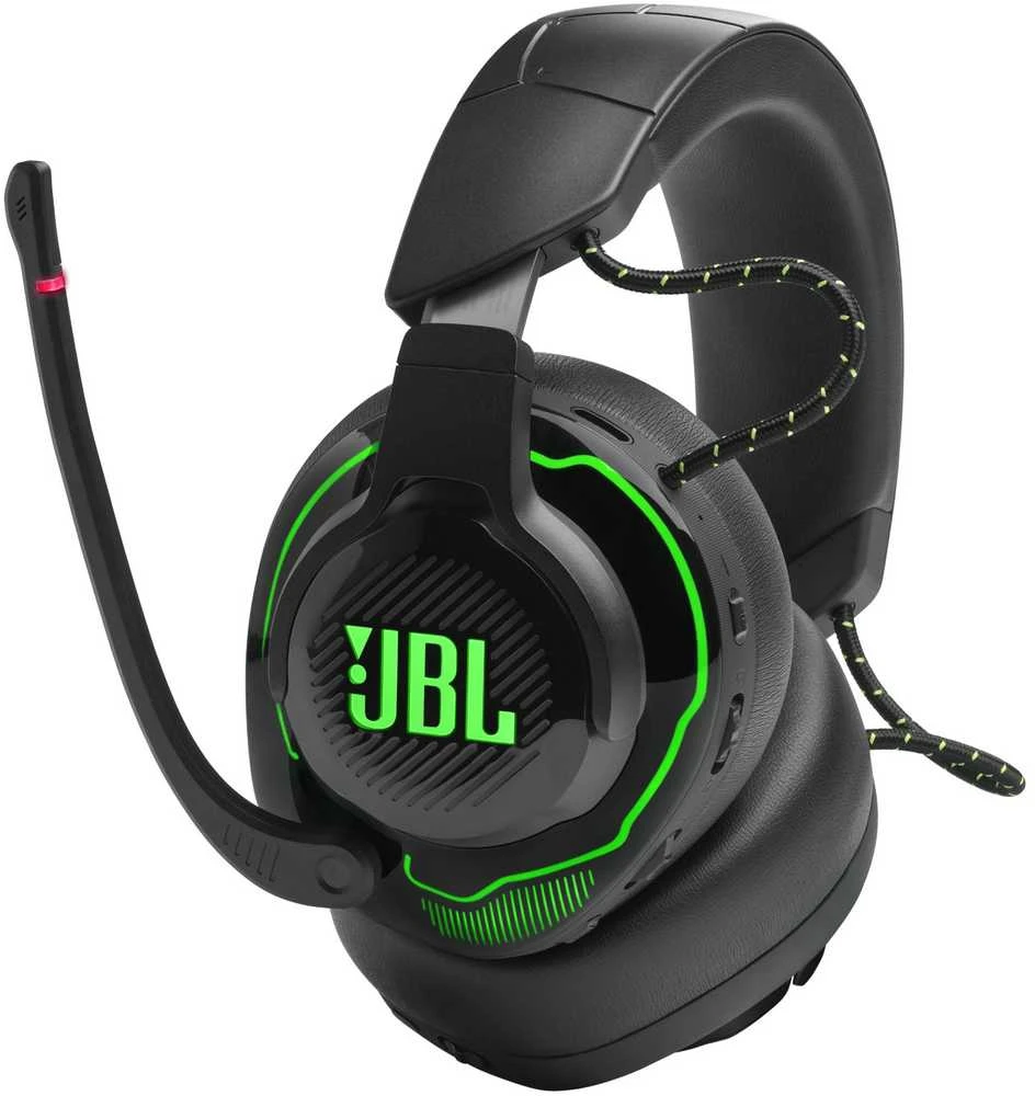 JBL Quantum 910X belaidės žaidimų ausinės, skirtos Xbox, Juodai žalios spalvos