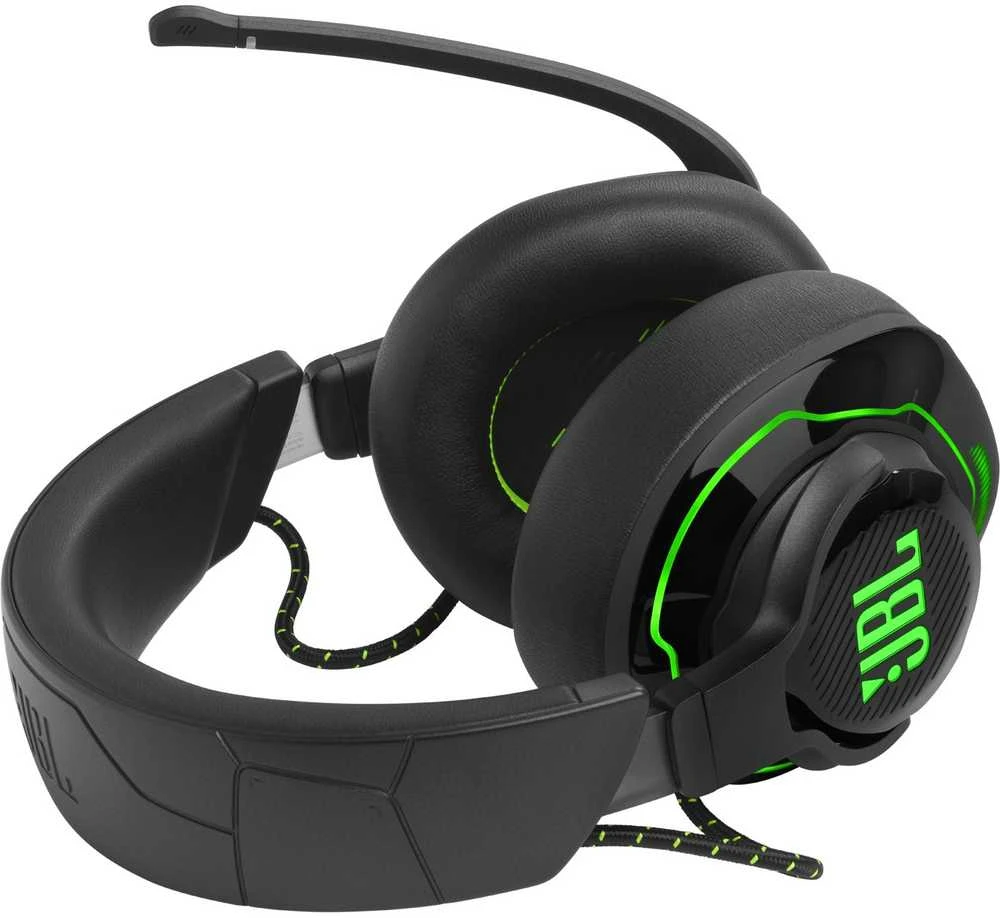 JBL Quantum 910X belaidės žaidimų ausinės, skirtos Xbox, Juodai žalios spalvos
