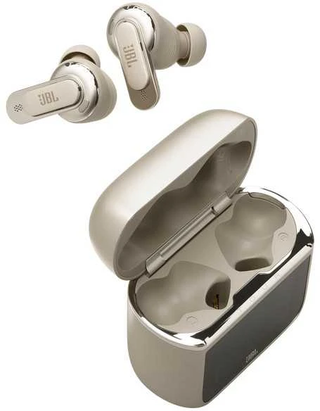 JBL Tour Pro 3 Latte ausinės su atviru dėklu