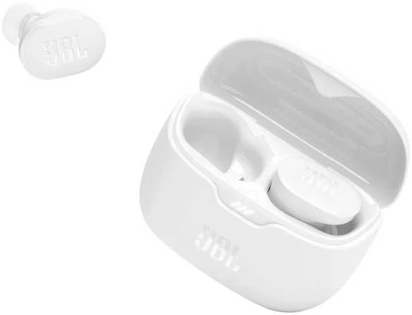JBL Tune Buds TWS belaidės ausinės, Baltos