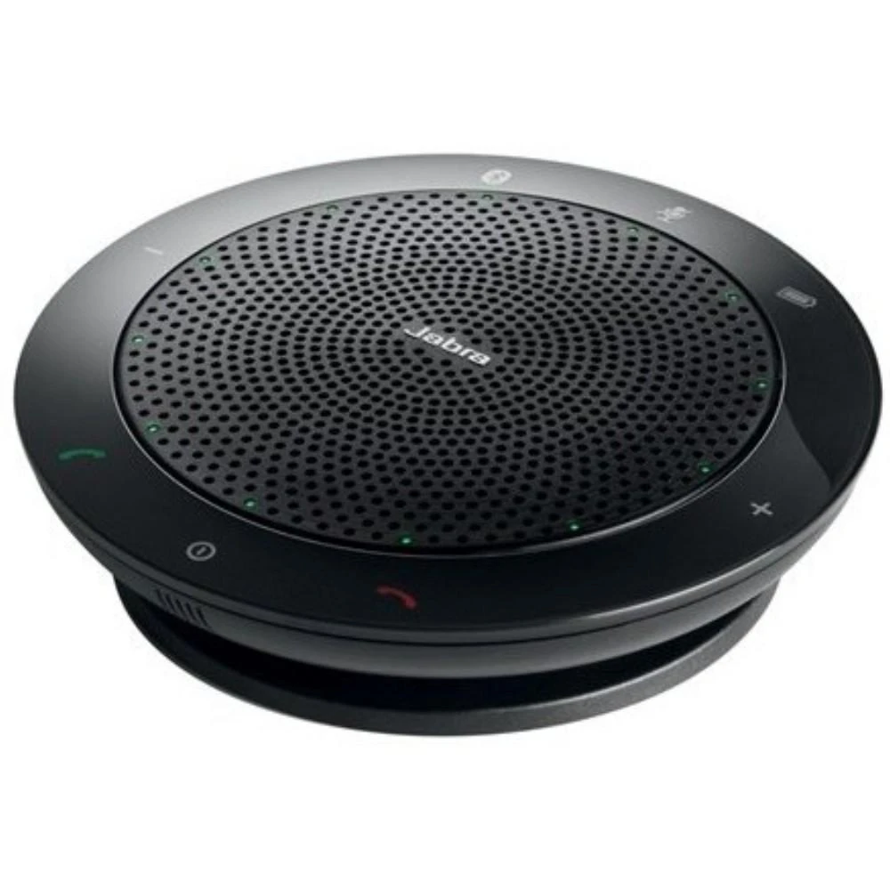 JABRA SPEAK 510 garsiakalbis, skirtas UC ir amp; BT USB konferencijos sprendimas 360 laipsnių mikrofono prijungimo ir atkūrimo nutildymo ir garsumo mygtukas