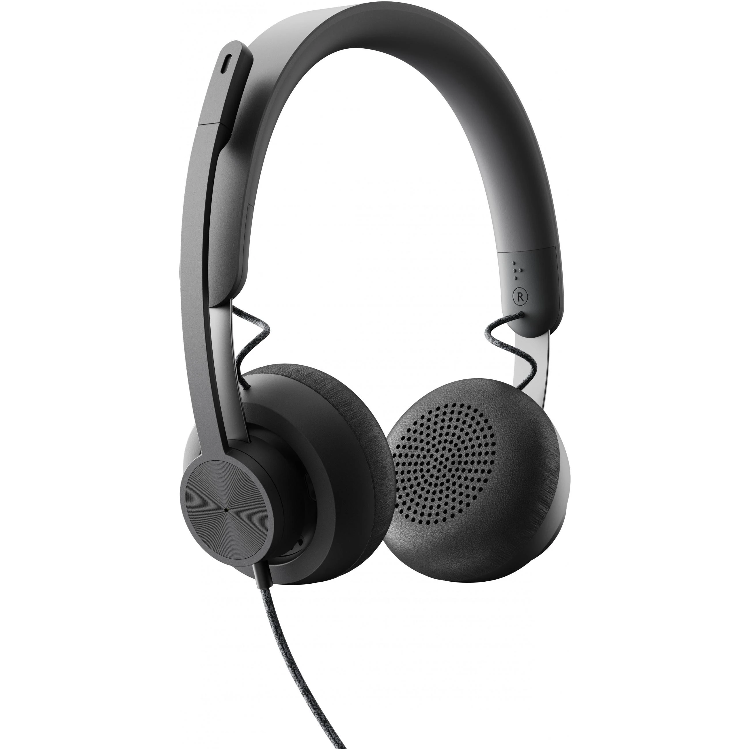 Ausinės Logitech Zone su laidu UC, Tamsiai pilkos
