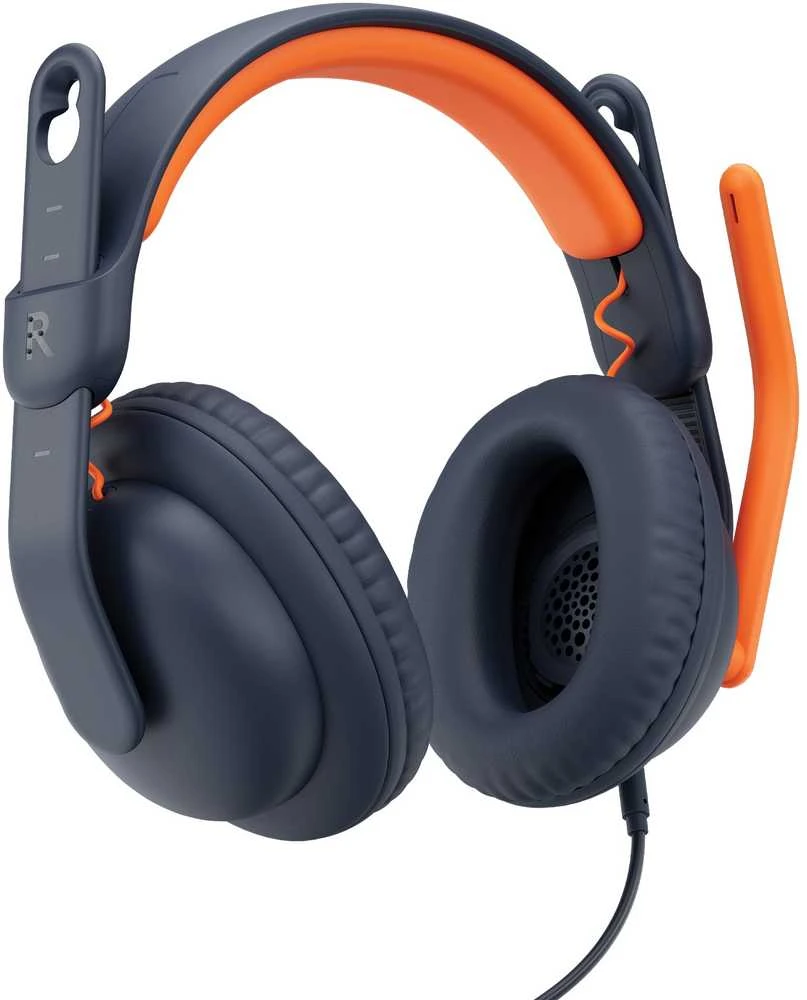 Ausinės Logitech ZONE LEARN - CLASSIC Mėlynas - WW-9006 ANT AUSŲ USB-C