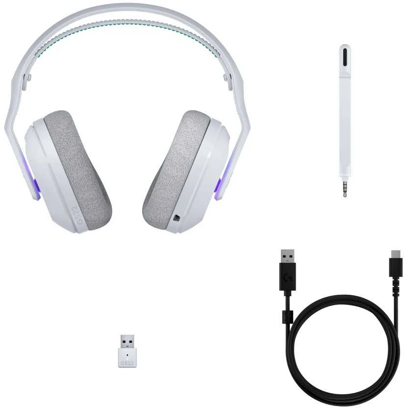 Ausinės Logitech G522 Baltas