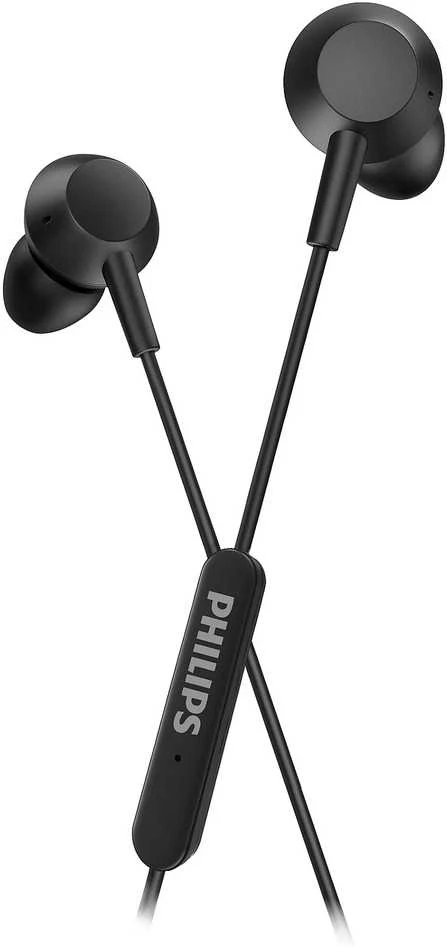 Philips TAE5008BK/00 į ausis įdedamos ausinės su mikrofonu, Juodos spalvos