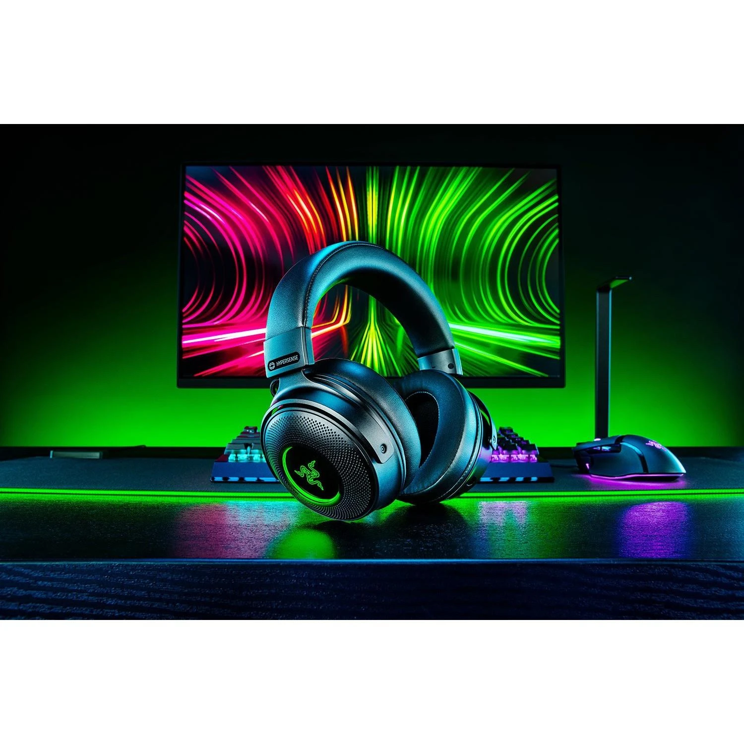 Belaidės Žaidimų ausinės Razer Kraken V3 Pro, Juodos