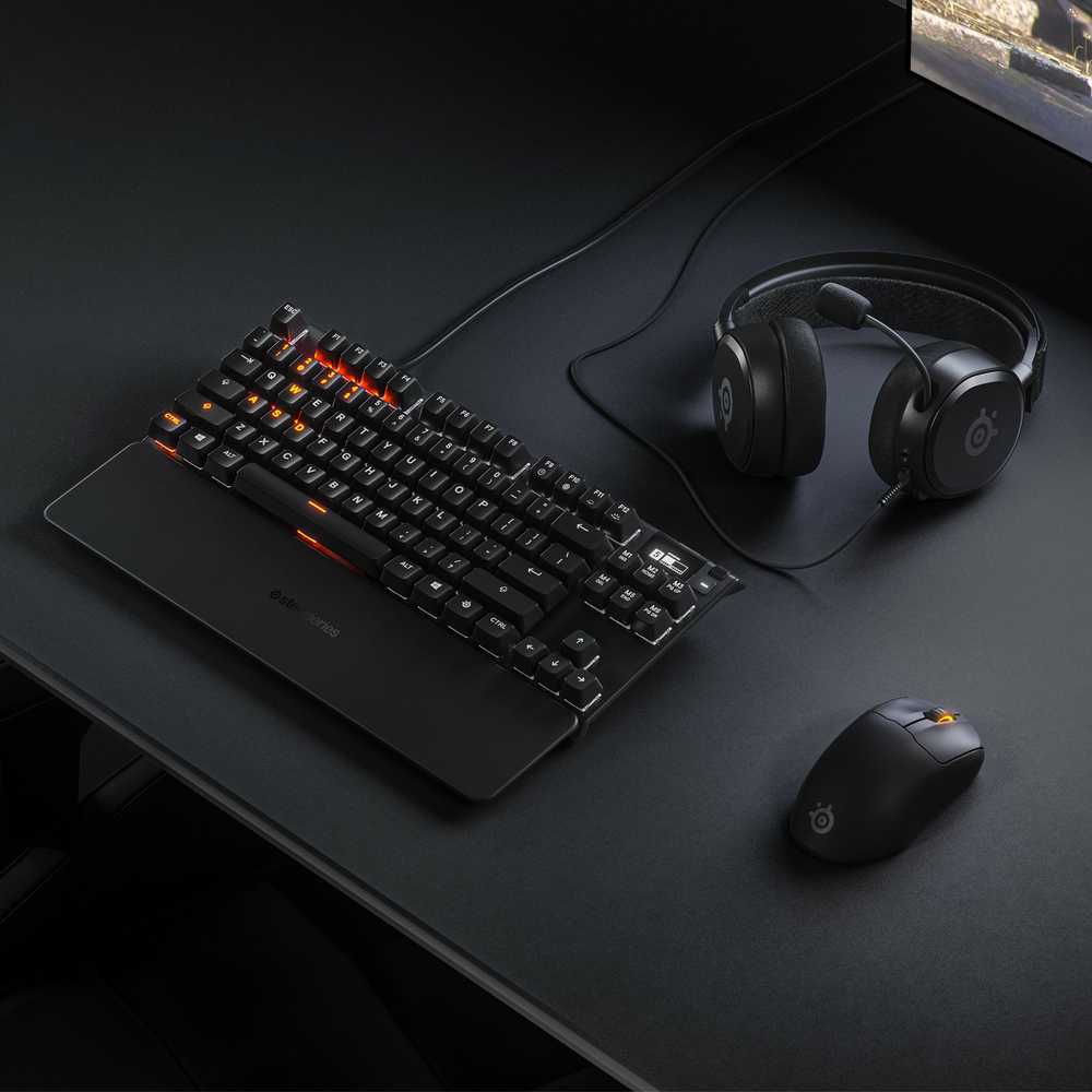 Žaidimų ausinės SteelSeries Arctis Prime, Juodos spalvos