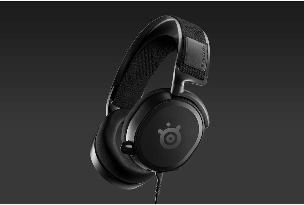 Žaidimų ausinės SteelSeries Arctis Prime, Juodos spalvos