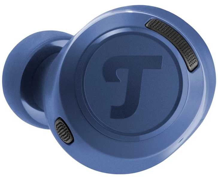 Ausinės Teufel REAL mėlynos TWS 3 Ausinių rinkinys Belaidės ausinės Į ausį Bluetooth Skambučiai/muzika Mėlynos