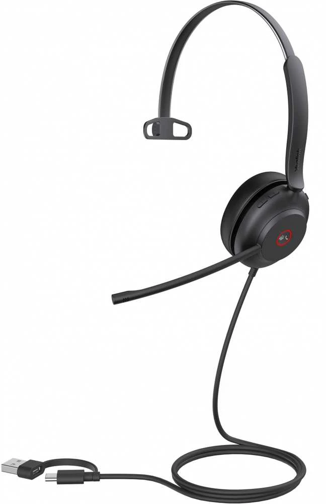 Yealink UH37 mono ausinės su USB jungties laidu