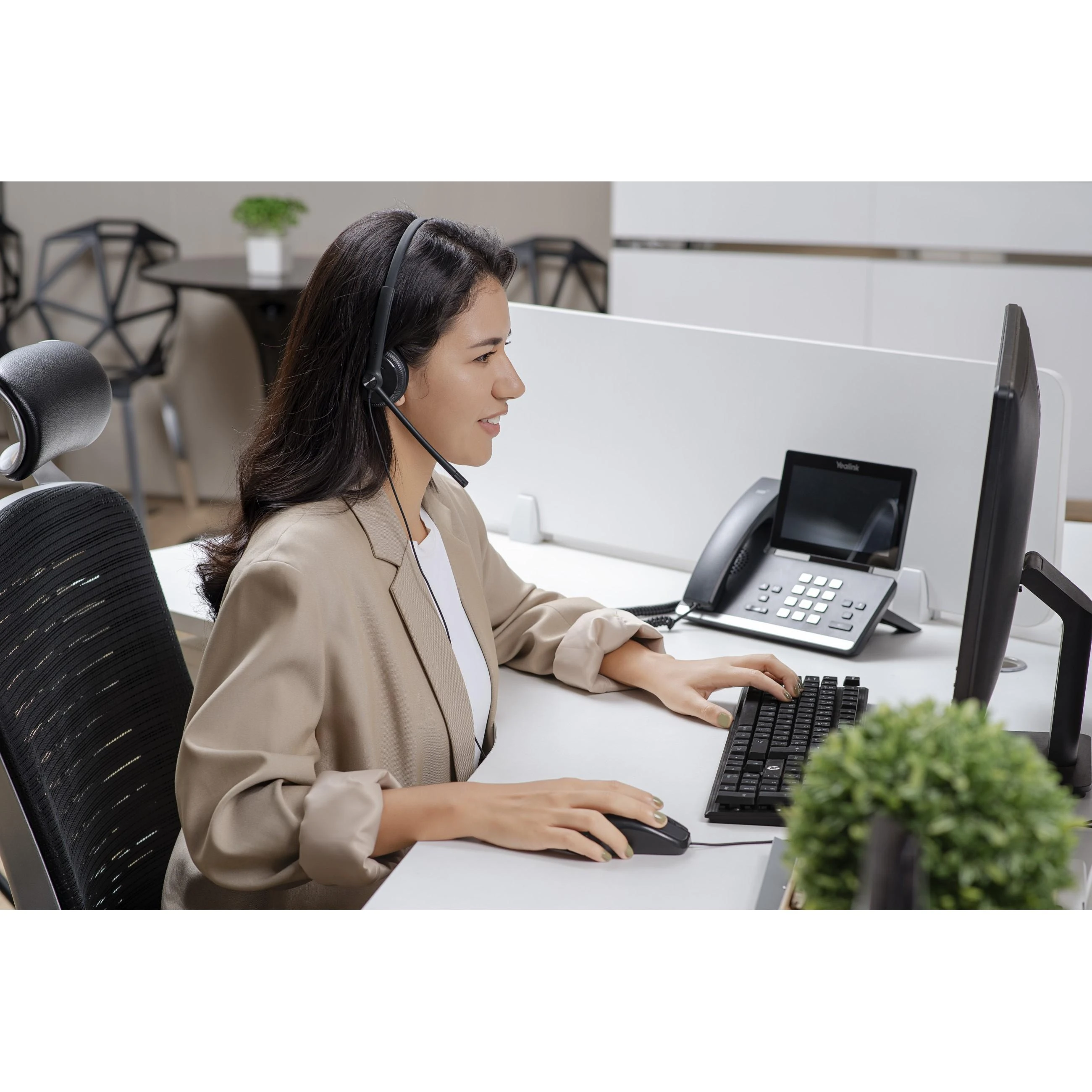 Yealink UH34 Dual Microsoft Teams USB-Ausinės