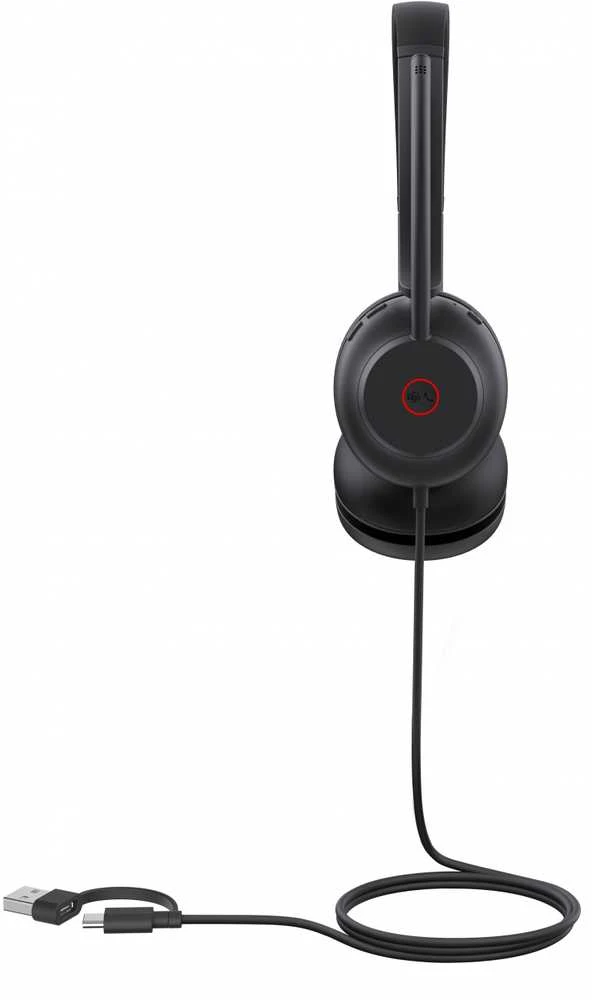 Ausinės Yealink UH35 dvigubos komandos USB-C/A