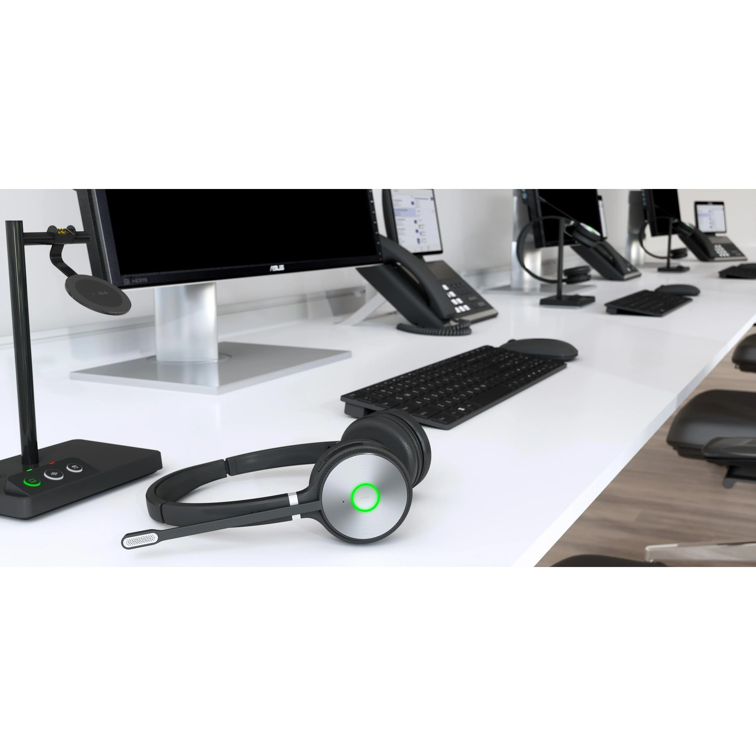 Yealink WH62 Dual UC ausinės; (WH62 Dual UC)