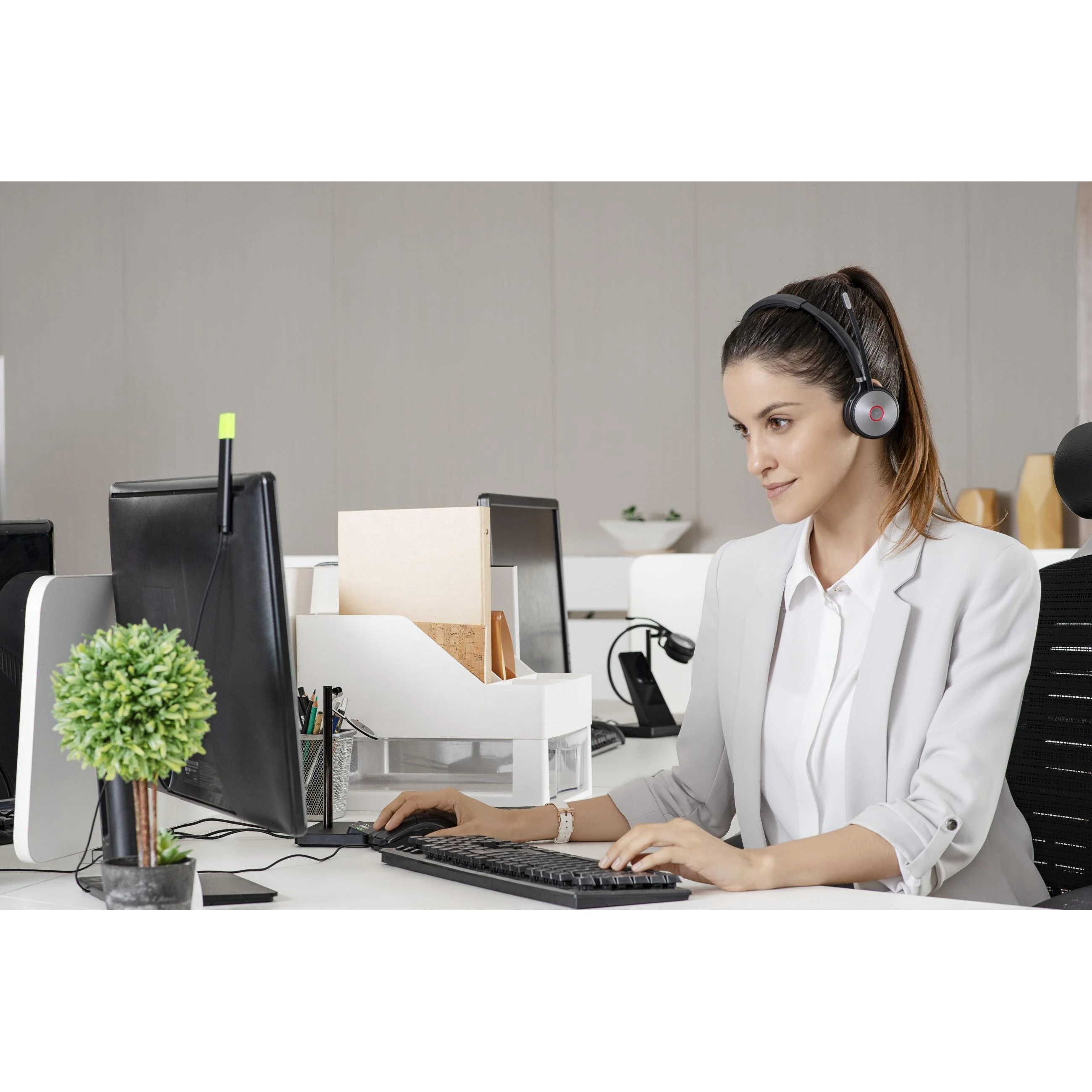 Yealink WH62 Mono Teams DECT ausinės V0