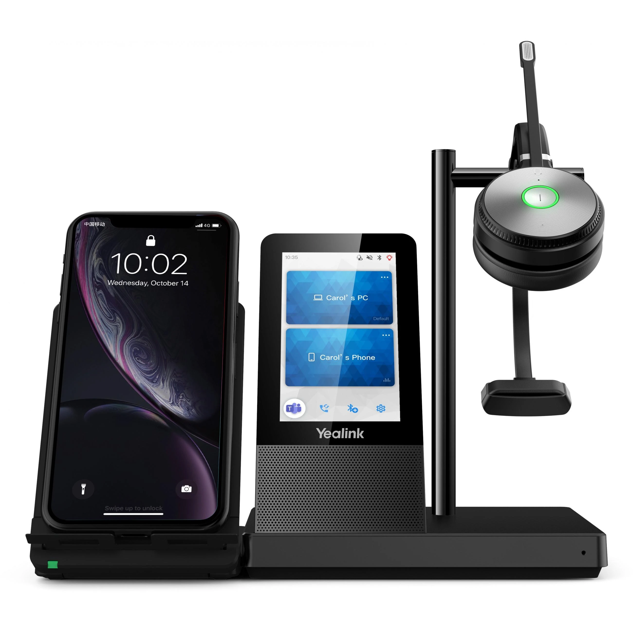 Ausinės Yealink WH66 Mono UC DECT