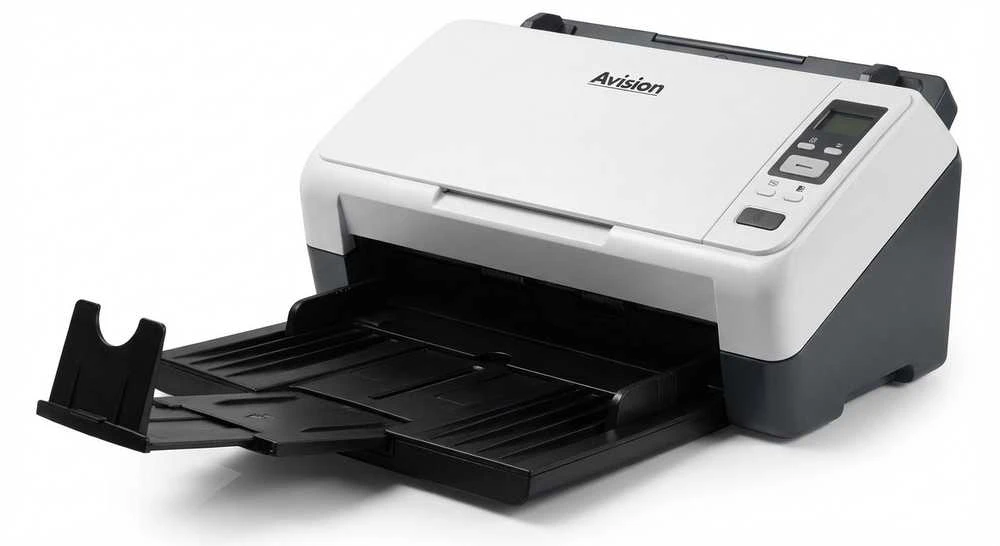 Skeneris „Avision AD345GN“ A4 formato dokumentų skaitytuvas, 60 psl./min., USB 3.2, LAN, dvipusis (000-1011-02)