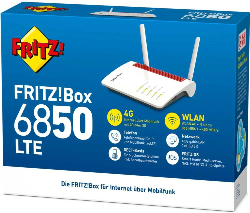 AVM Fritz! Box 6850 LTE – Maršrutizatorius – WLAN