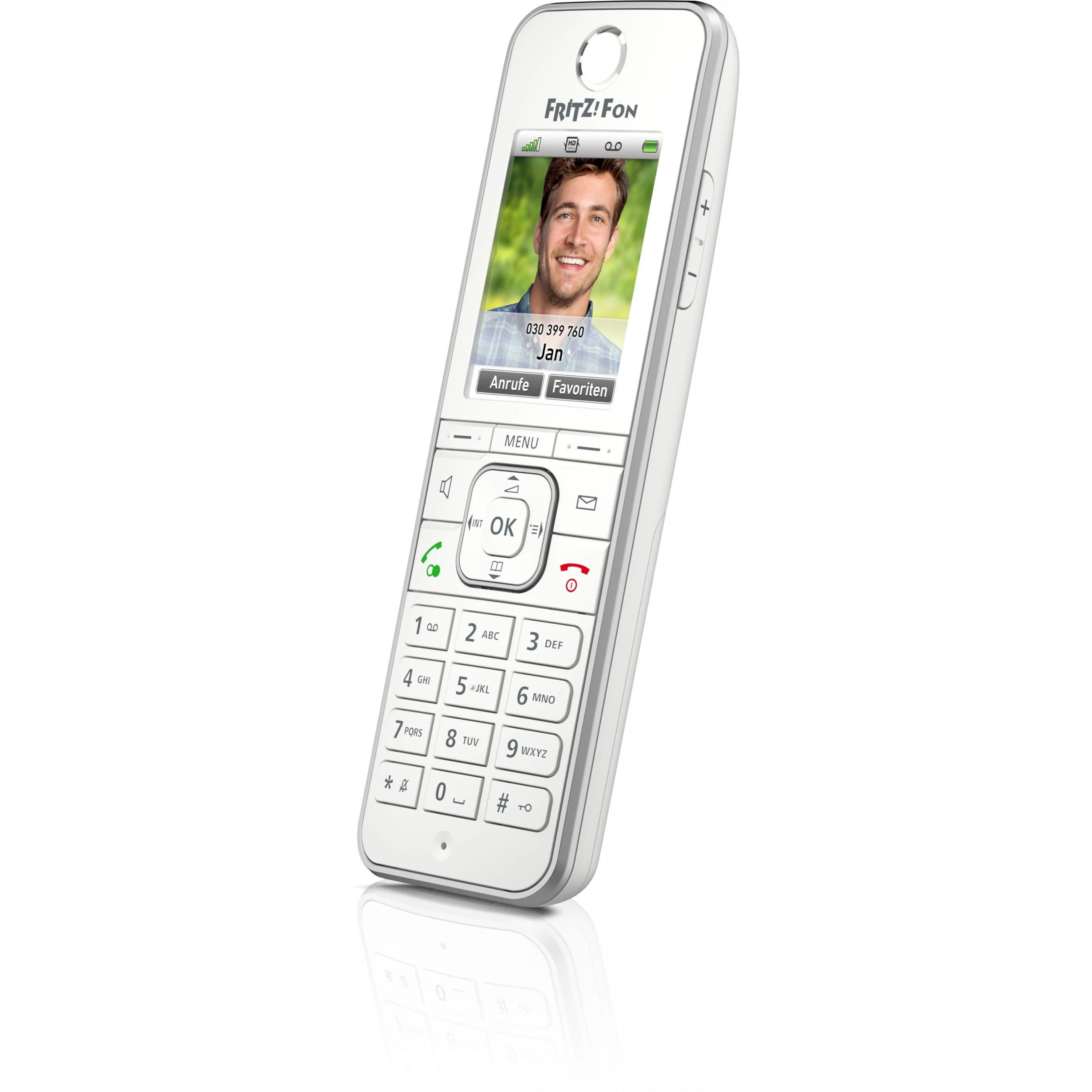 AVM FRITZ!Fon C6 DECT telefonas Balta Skambintojo ID