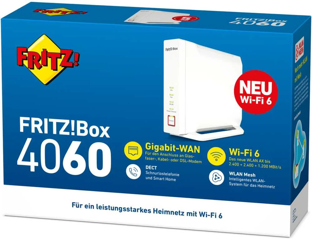 Maršrutizatorius AVM FRITZ!Box 4060