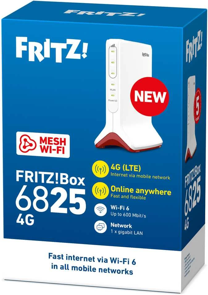 Maršrutizatorius FRITZ!Box 6825 4G